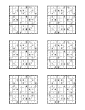 Free online Sudoku. Print Sudoku #638.